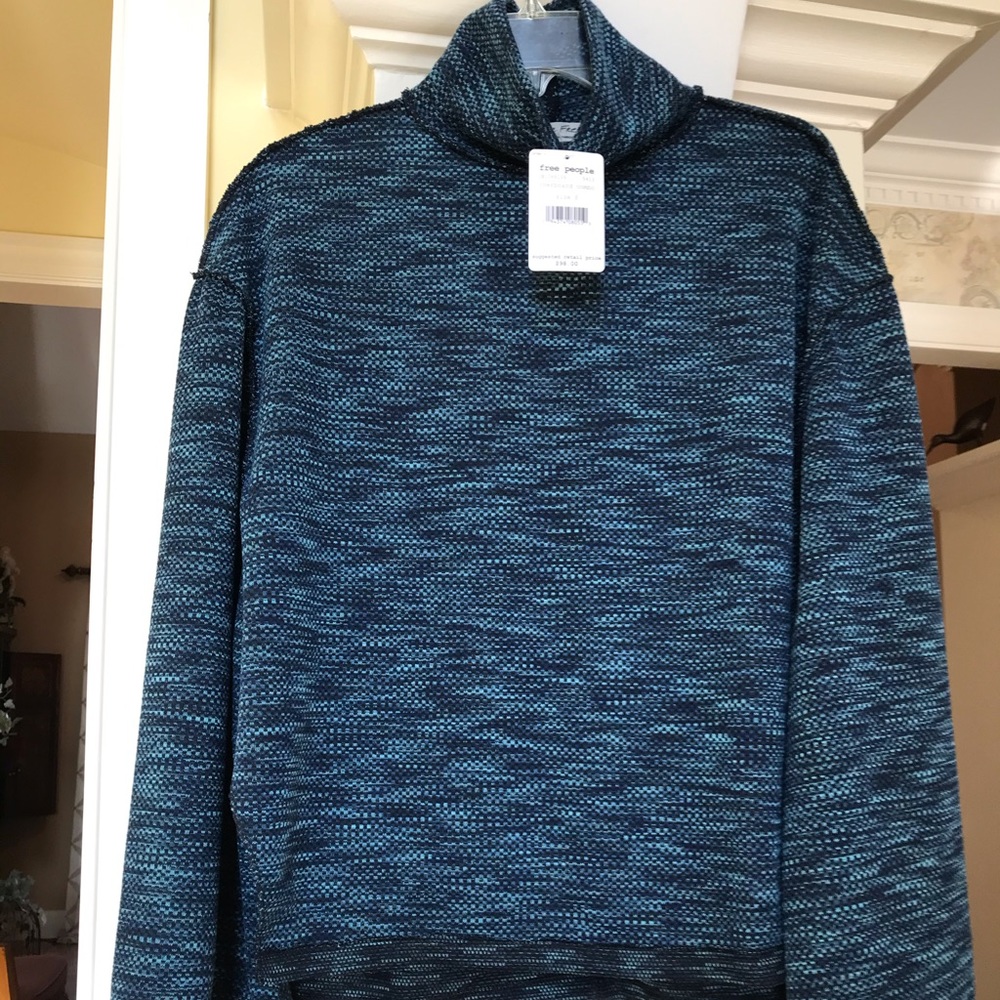 NWT Free People overboard combo sweater top